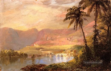  Fluss Kunst - Tropisch Landschaft Landschaft Hudson Fluss Frederic Edwin Church